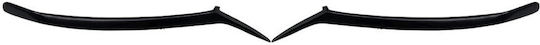 Motordrome Front Headlight Eyebrows for Honda Civic for Honda Civic 2006 2D Black