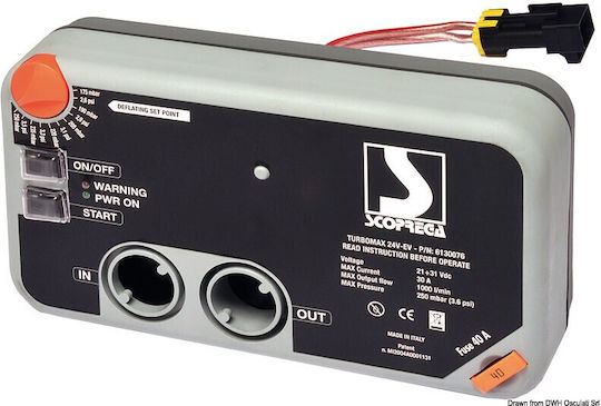 Sail Marine Ηλεκτρική Τρόμπα για Φουσκωτά 12V