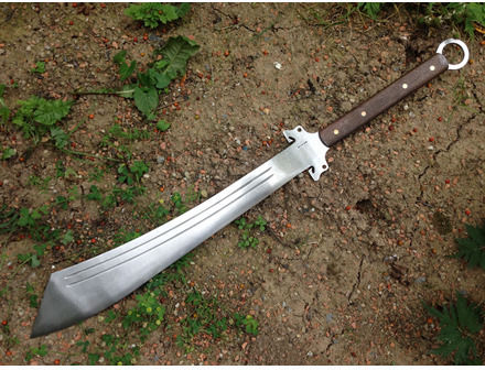 Condor Tool & Knives Dynasty Dadao Cuțit Maro în Husă Din Piele