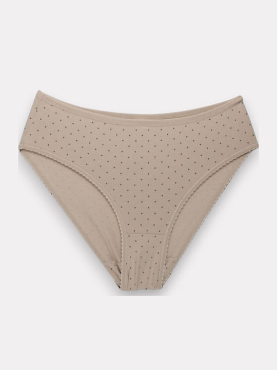 Βαμβακερά High Waist Women's Slip MultiPack Colorful