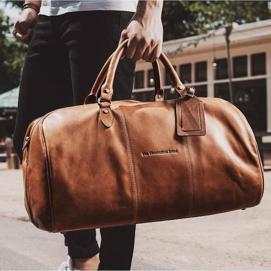 The Chesterfield Brand Sack Voyage 40lt Tabac made of Leather L53xW27xH28cm