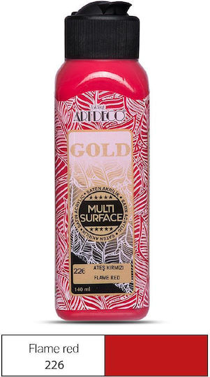 ArtDeco Set Culori Acrilice Pictură Roșu flacără 226 140ml 1buc