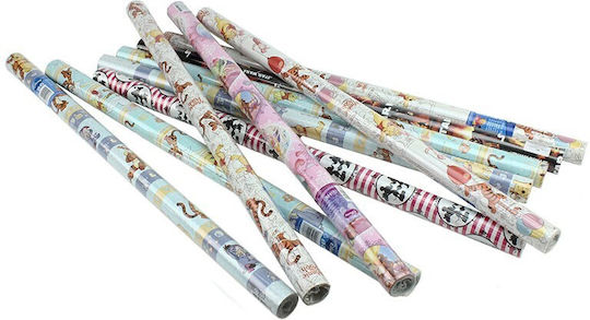 Wini Hârtie de împachetat pentru Cadou Multicolor 200cm.
