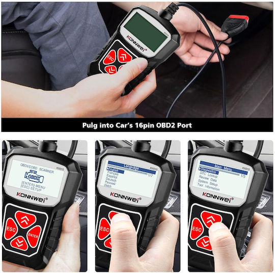 Konnwei Car Diagnostics Digital Tool OBD 2