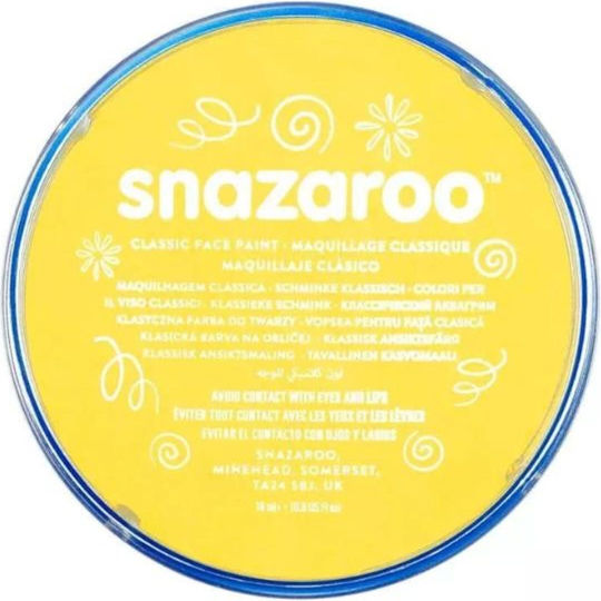 Carnival Face Painting 18ml Yellow