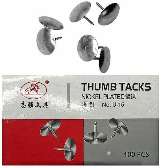 Justnote Set of 100 Pushpins 702440