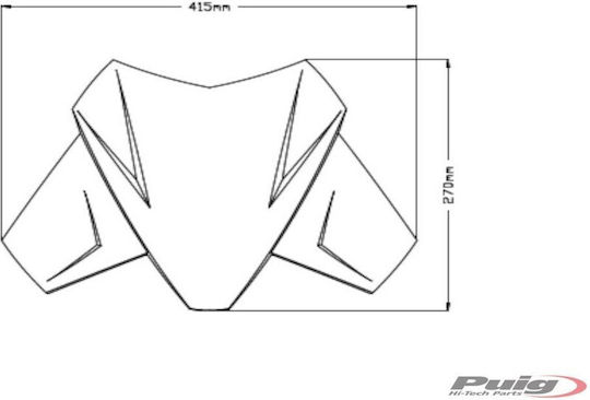Puig Motorcycle Windshield & Windscreen Tinted Visor for KTM 1290 Super Adventure 20401N