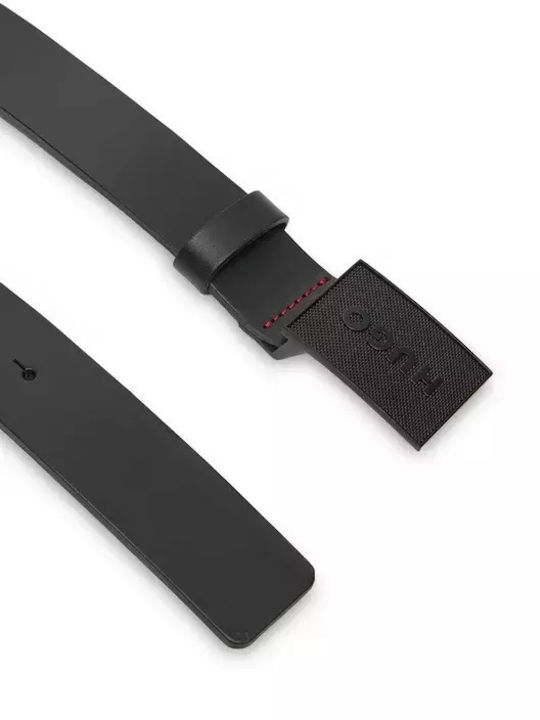 Gethon Men's Belt Leather Black