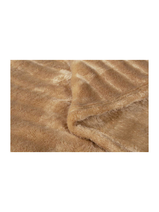 Dimcol Coral Κουβέρτα Fleece Μονή 160x220εκ.