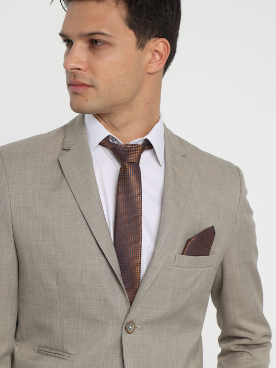 Men's Suit Slim Fit Ochre
