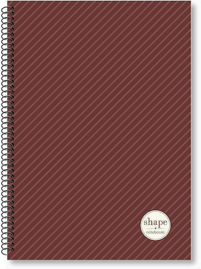 Shape Notebooks Τετράδιο Ριγέ Β5 4 Θεμάτων Πράσινο