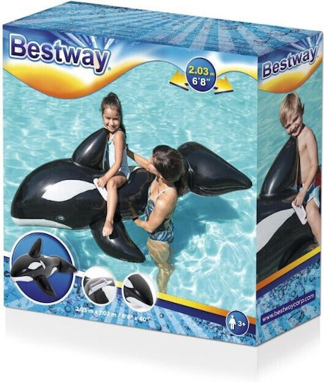 Bestway Saltea Gonflabilă Pentru Plajă Cu Mânere Neagră 203x102cm