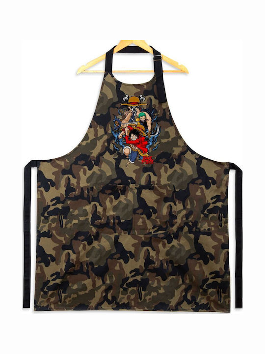 Koupakoupa One Piece Ποδιά Κουζίνας Γκρι 31.5x20cm KP_31068_apron-army
