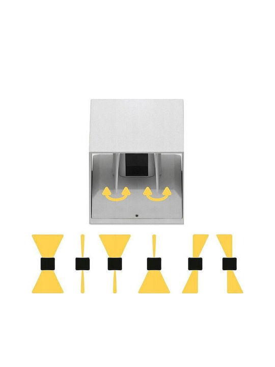 Masterled Lumină de exterior montată pe perete LED IP54 6W cu Alb Natural Lumină