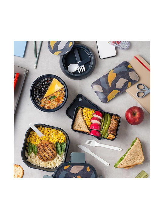Nava Microwave Plastic Lunch Box Blue 1700ml