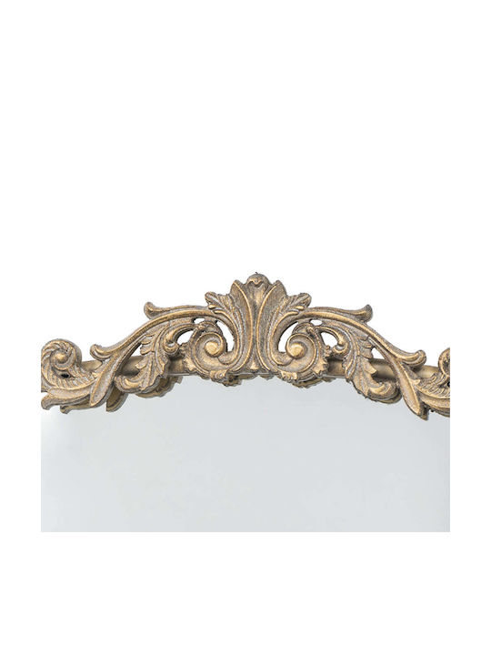 Artekko Wall Mirror with Gold Metallic Frame 106x61cm 1pcs