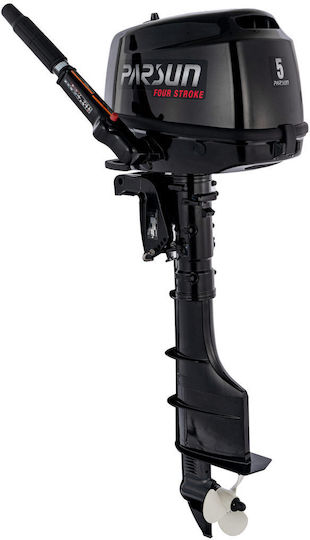 Parsun Gasoline 4 Stroke Outboard Engine with 5hp Horsepower & 25.5lbs Thrust