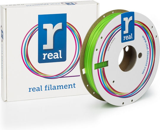 Real Filament PLA 3D Printer Filament 1.75mm Fluorescent Green 0.5kg NLPLAFGREEN500MM175 1τμχ (Spool)