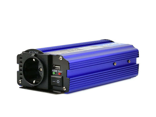 Voltage Converter 24 V 230 V 300 W 600 W Geko G17011