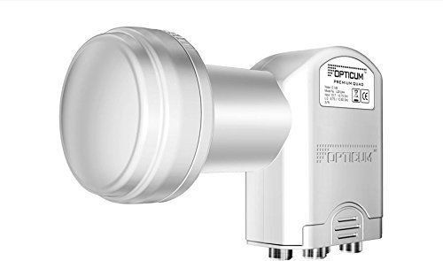 Opticum LNB Quad (4 Εξόδων) με Χαμηλό Όριο Θορύβου 0.1dB