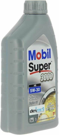 Mobil Super 3000 XE Synthetic Car Oil 5W-30 1lt