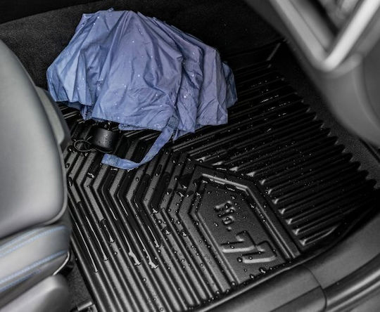 Frogum Set of Front and Rear Mats 4pcs Tray Type for Opel Zafira 2012-2019 Black