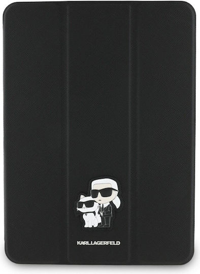 Karl Lagerfeld Karl & Choupette Flip Cover Μαύρη (iPad Pro 2024 11")