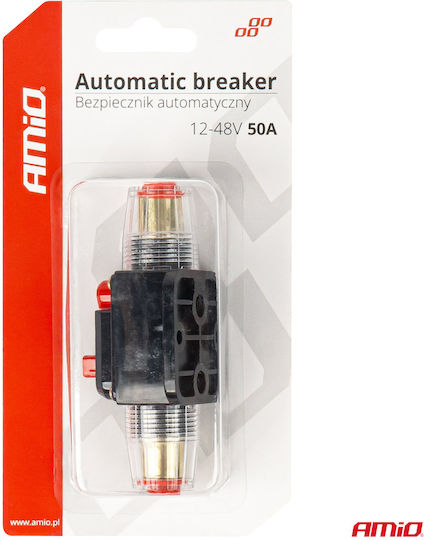 Amio Automatic Car Fuse 50A 12V 24V 48V Amio-03818