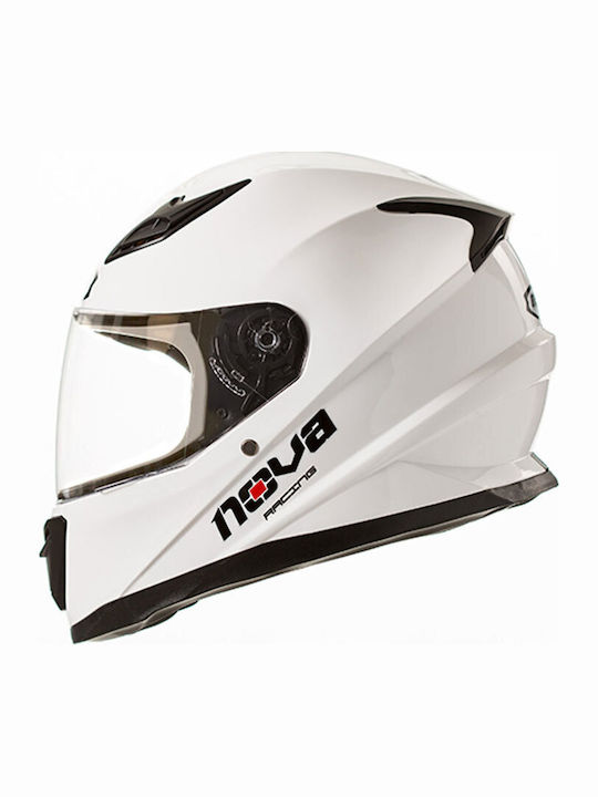Nova Racing 310-SV Бял Каска За Мотор Full Face ECE 22.05