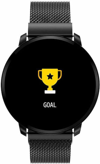 FiT Smartwatch with Heart Rate Monitor (Black)