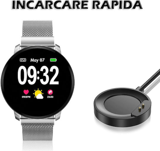 FiT Smartwatch with Heart Rate Monitor (Black)