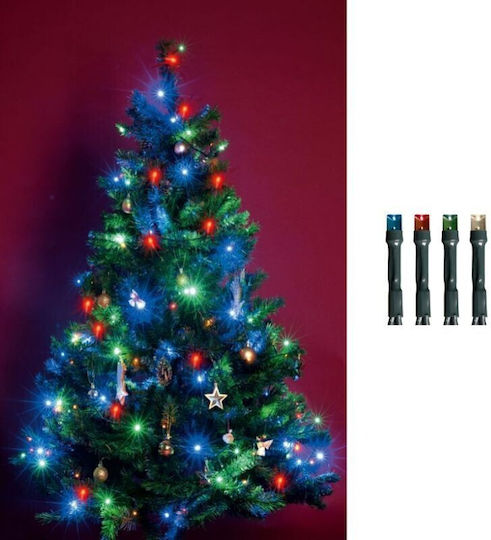 100 Λαμπάκια LED 9.5μ. Πολύχρωμα σε Σειρά 100 Λαμπάκια LED 9.5μ. Πολύχρωμα σε Σειρά