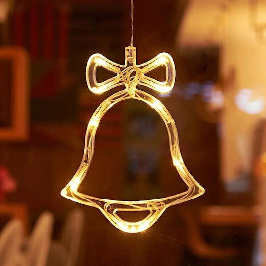 Decorațiune de Crăciun Clopot Forma Pornit/Oprit Cupe de Aspirare Baterii 19 X 1 X 15 Cm