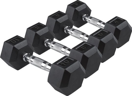 AMILA Βαράκι Εξάγωνο Λαστιχένιο 1 x 37.5kg