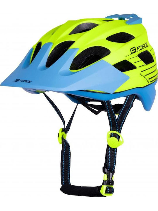 Force Raptor Bicycle Helmet Mountain Green