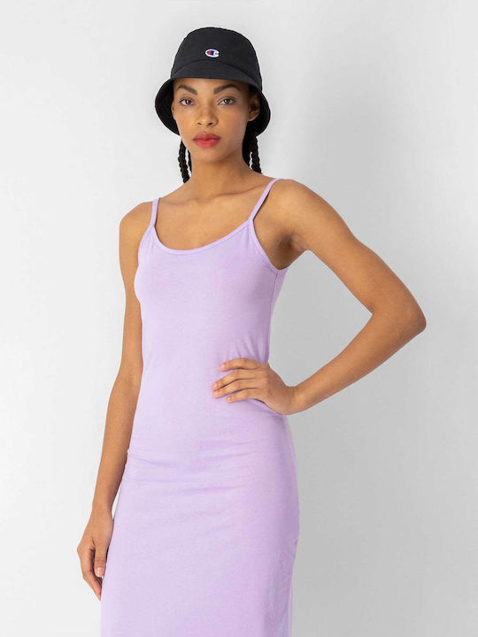 Καλοκαιρινό Midi Αθλητικό Φόρεμα με Τιράντα Lilac