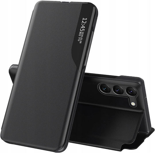 Hurtel Efold Book Synthetic Leather Black (Redmi 13C 4G / Poco C65 4G)