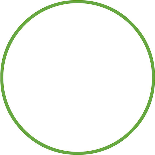 AMILA Green Rhythmic Gymnastics Hoop Ø60cm 155gr
