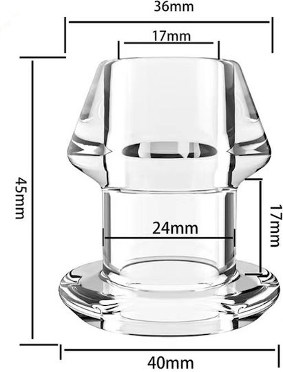 Kinksters Anal Plug Small Transparent
