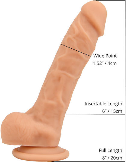 Loving Joy Glass Dildo Flesh