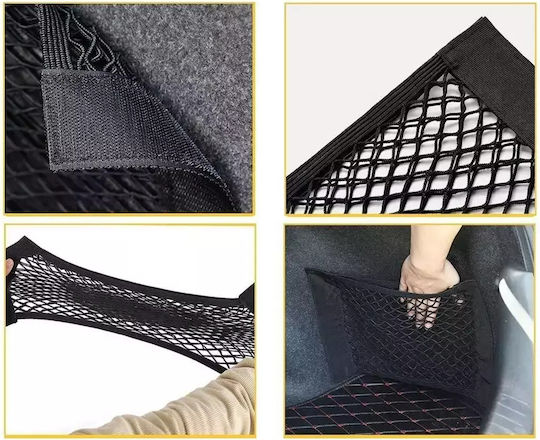 Auto-Gepäckgurte Velcro – Robuste Tasche 50x25cm Schwarze