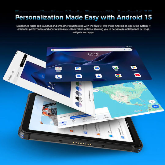 Oukitel RT3 Plus 4G 8Inches Tablet (4GB/128GB) Black