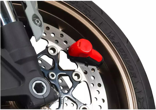 Abus Motorcycle Disc Brake Lock with 5mm Pin in Red