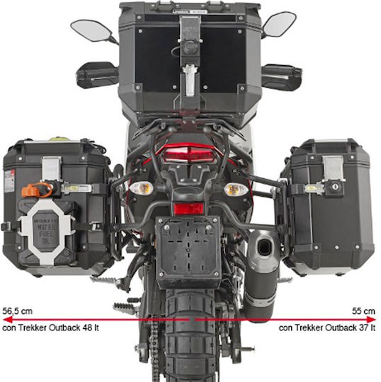 Kappa Moto Πλαϊνές Βάσεις για Yamaha Tenere 700 22-25