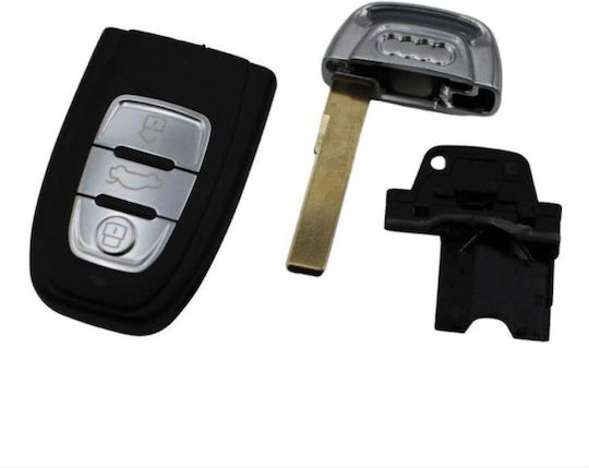 Carcasă telecomandă auto cu 3 butoane pentru Inteligent / Audi