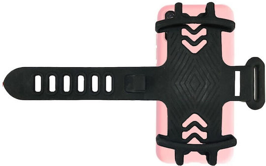 Smartphone Holder Bicycle 4-7 Inch Handlebar Mount Silicone Black