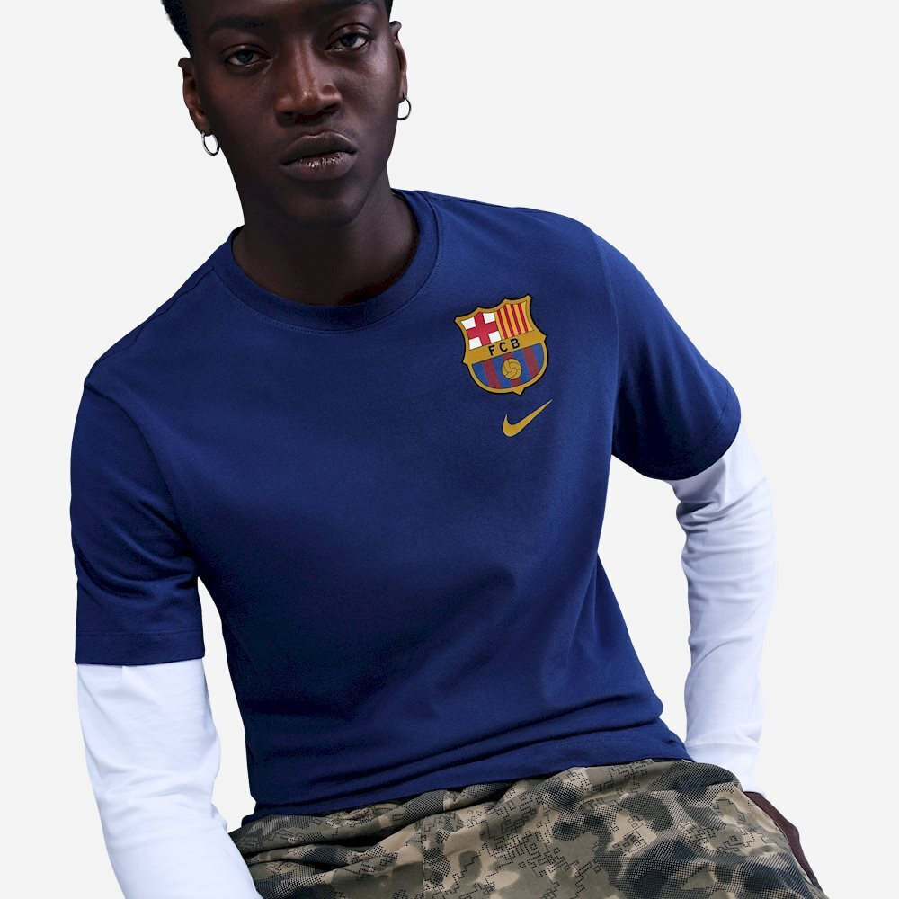 Nike Fc Barcelona Tricou Sport Albastru HQ8396-455 | Skroutz Romania