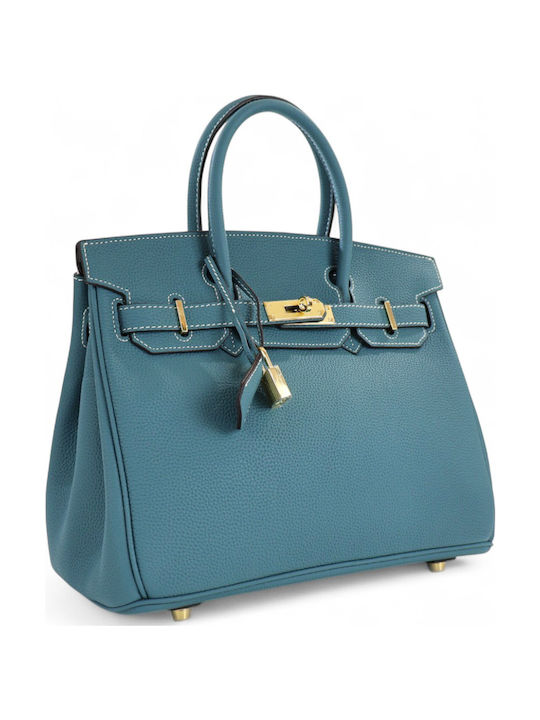 Leder Damentasche Tote Handtasche Taupe