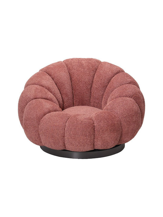 Nester Armchair Swivel Pink 98x97x69cm