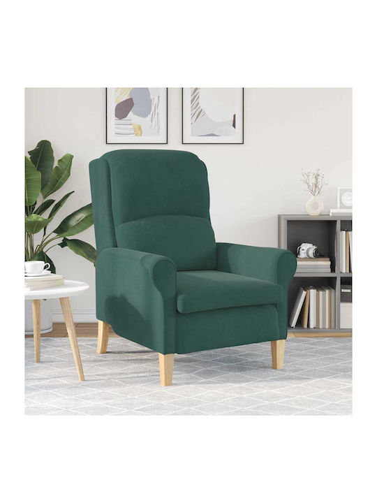 Bergère Dark Green 76x94x102cm